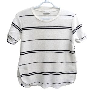 Zara Trafaluc women's striped black and white top size S